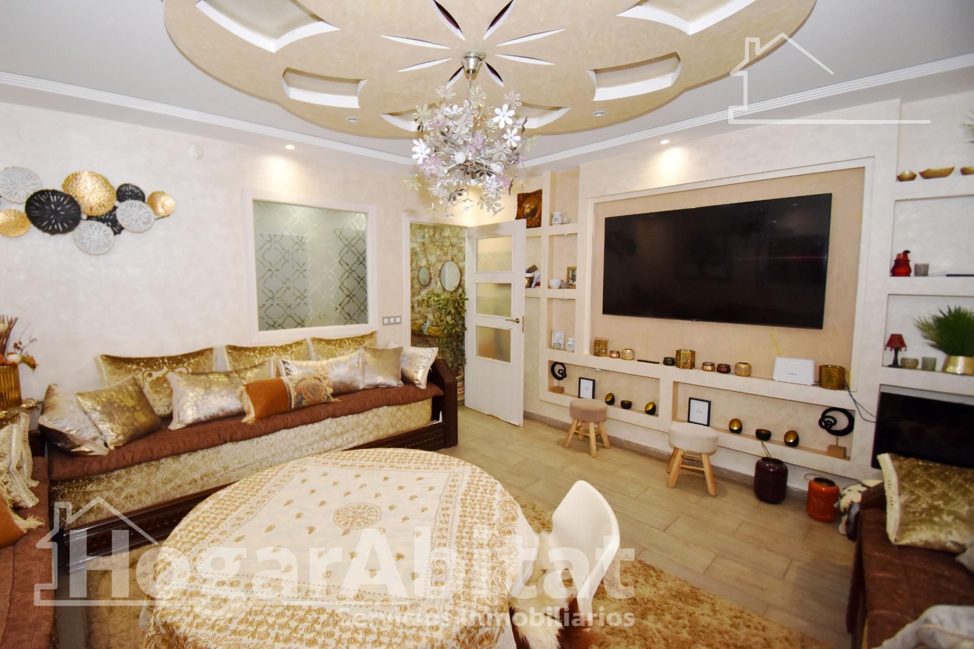 Living room of Flat for sale in Vila-real  with Furnished