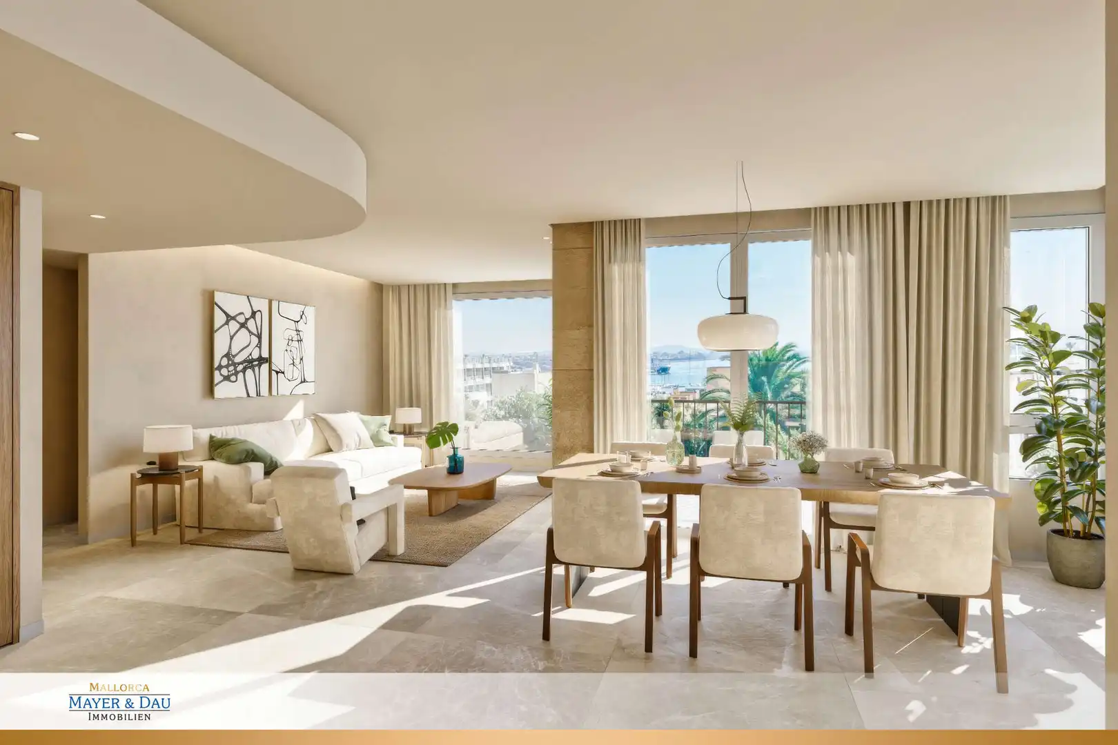 Sala d'estar de Apartament en venda en  Palma de Mallorca amb Aire condicionat, Calefacció i Terrassa