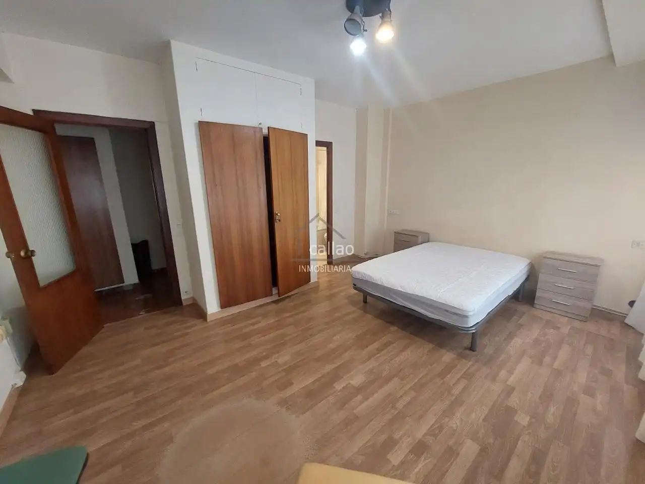 Bedroom of Flat for rent in Ferrol  with Heating, Furnished and Balcony