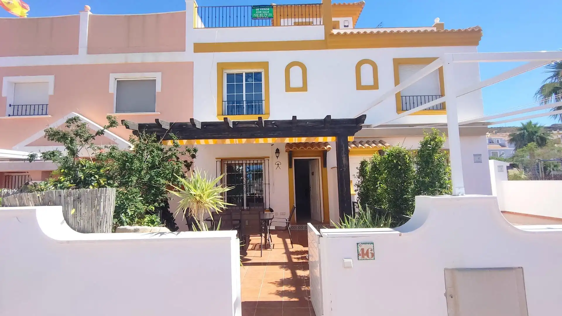 Außenansicht von Haus oder Chalet zum Verkauf in Pulpí mit Klimaanlage, Terrasse und Möbliert