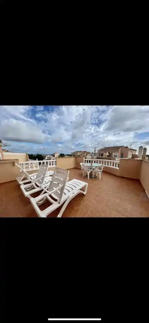 Terrasse von Maisonette zur Miete in Orihuela mit Klimaanlage, Möbliert und Ofen