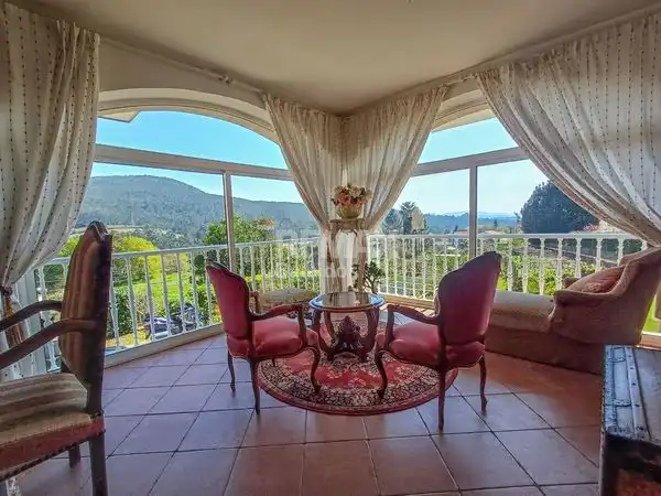 Terrassa de Casa o xalet en venda en O Rosal   amb Calefacció, Jardí privat i Terrassa