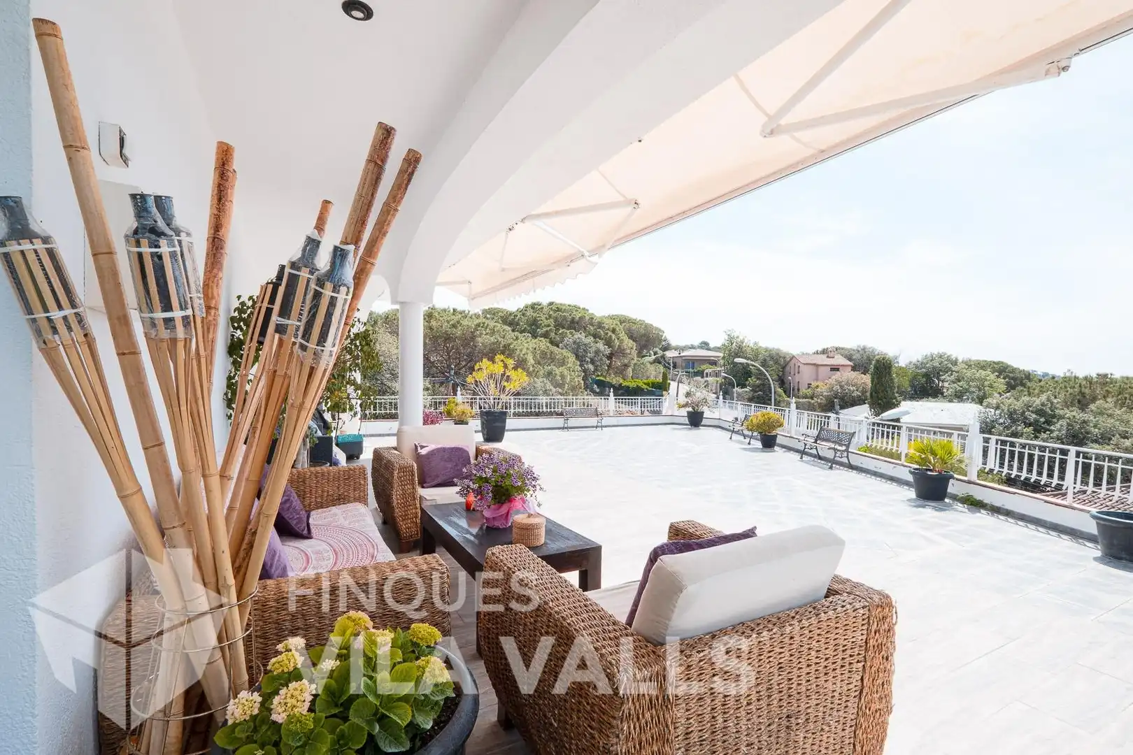 Terraza de Casa o chalet en venta en Caldes de Montbui con Aire acondicionado, Jardín privado y Terraza