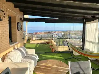 Terraza de Dúplex de alquiler en Alicante / Alacant con Aire acondicionado, Calefacción y Terraza