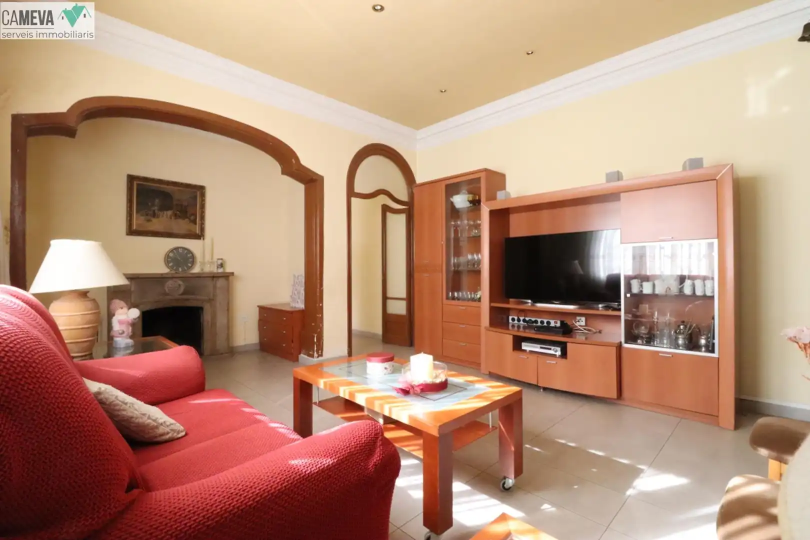Living room of Houses for sale in Sabadell  with Heating, Private garden and Terrace