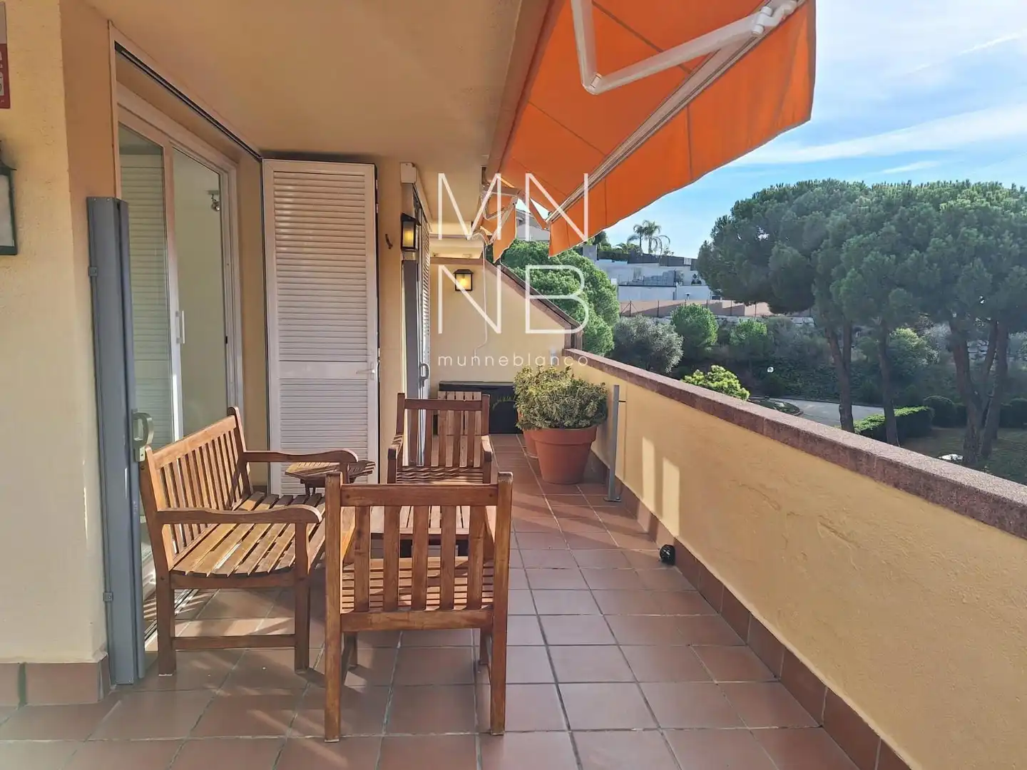 Terrasse von Dachboden zum Verkauf in Sant Vicenç de Montalt mit Klimaanlage, Heizung und Terrasse