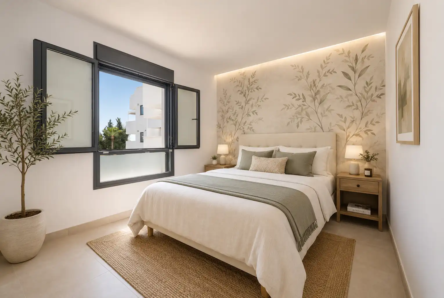 Dormitori de Casa adosada en venda en Torremolinos amb Jardí privat, Terrassa i Piscina