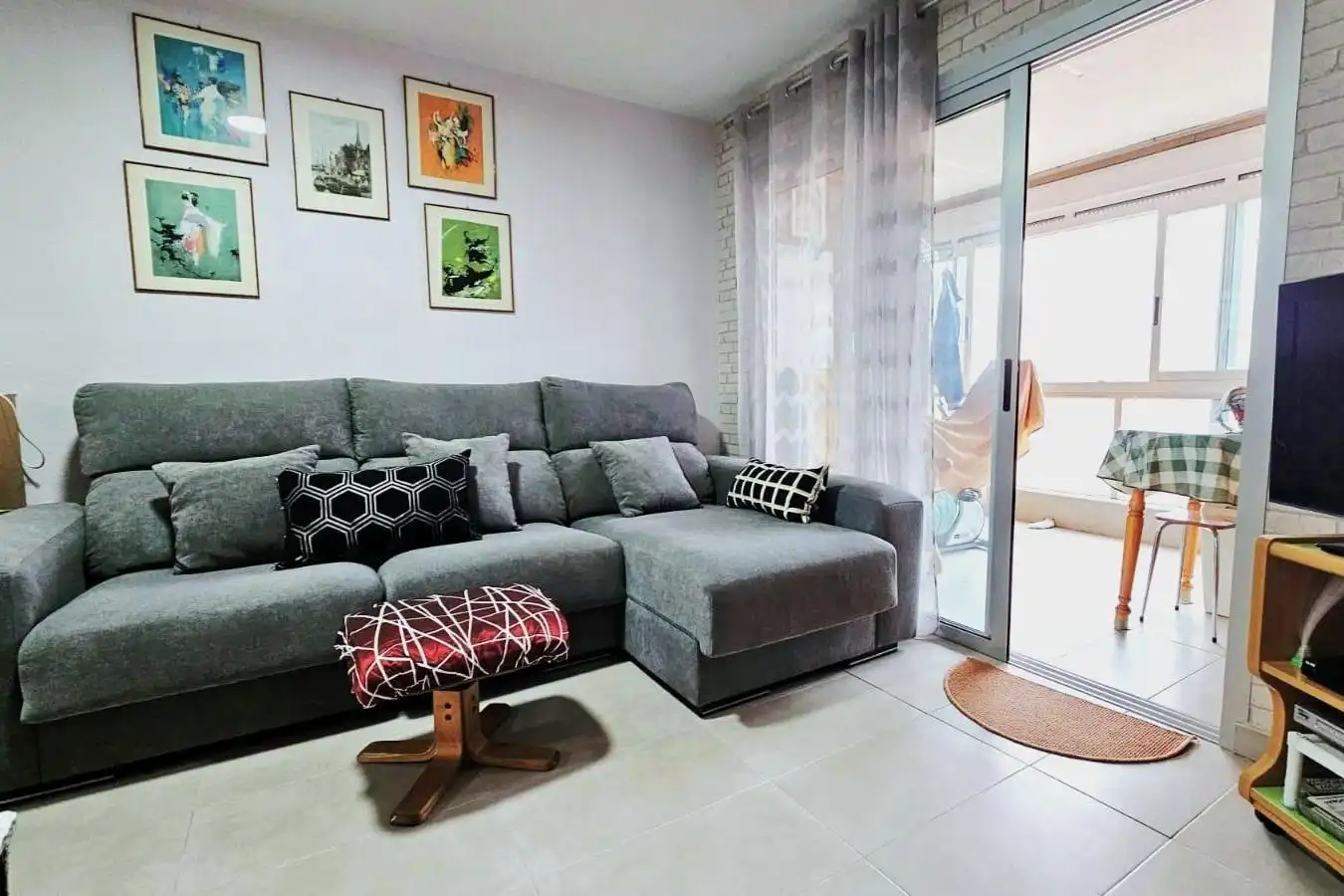 Sala d'estar de Àtic en venda en Torrevieja amb Aire condicionat, Calefacció i Moblat