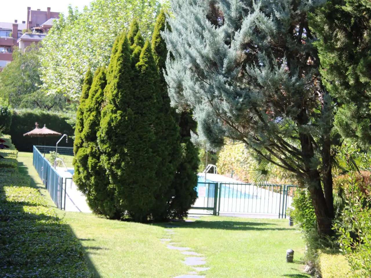 Jardín de Piso en venta en  Madrid Capital con Terraza