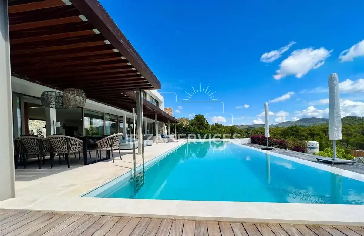 Chalet con piscina en venta en Es Cubells, imagen 7