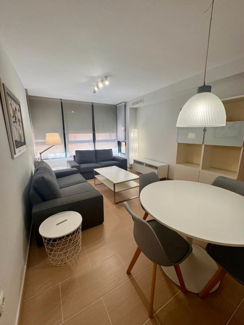 Living room of Flat to rent in  Valencia Capital  with Air Conditioner, Heating and Furnished