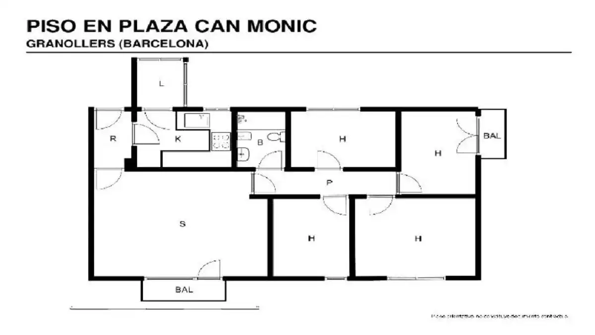 Apartamento en venta en Granollers con Balcón