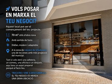 Local comercial de lloguer a Llevant