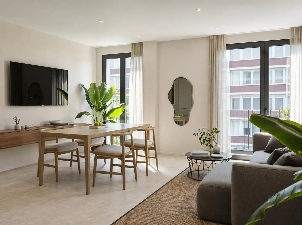 Living room of Flat for sale in Sant Joan d'Alacant  with Heating and Community pool