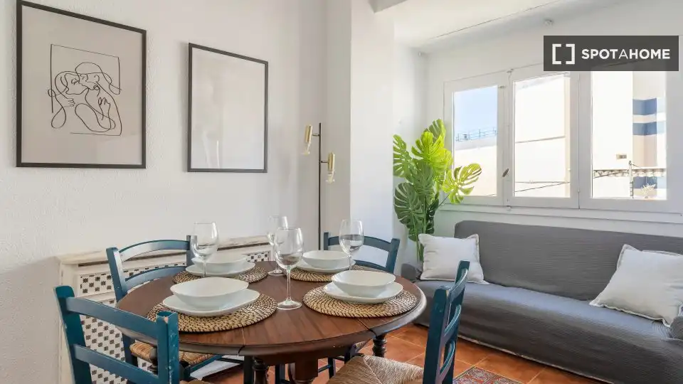Dining room of Flat for rent in Alicante / Alacant  with Air Conditioner, Heating and Furnished