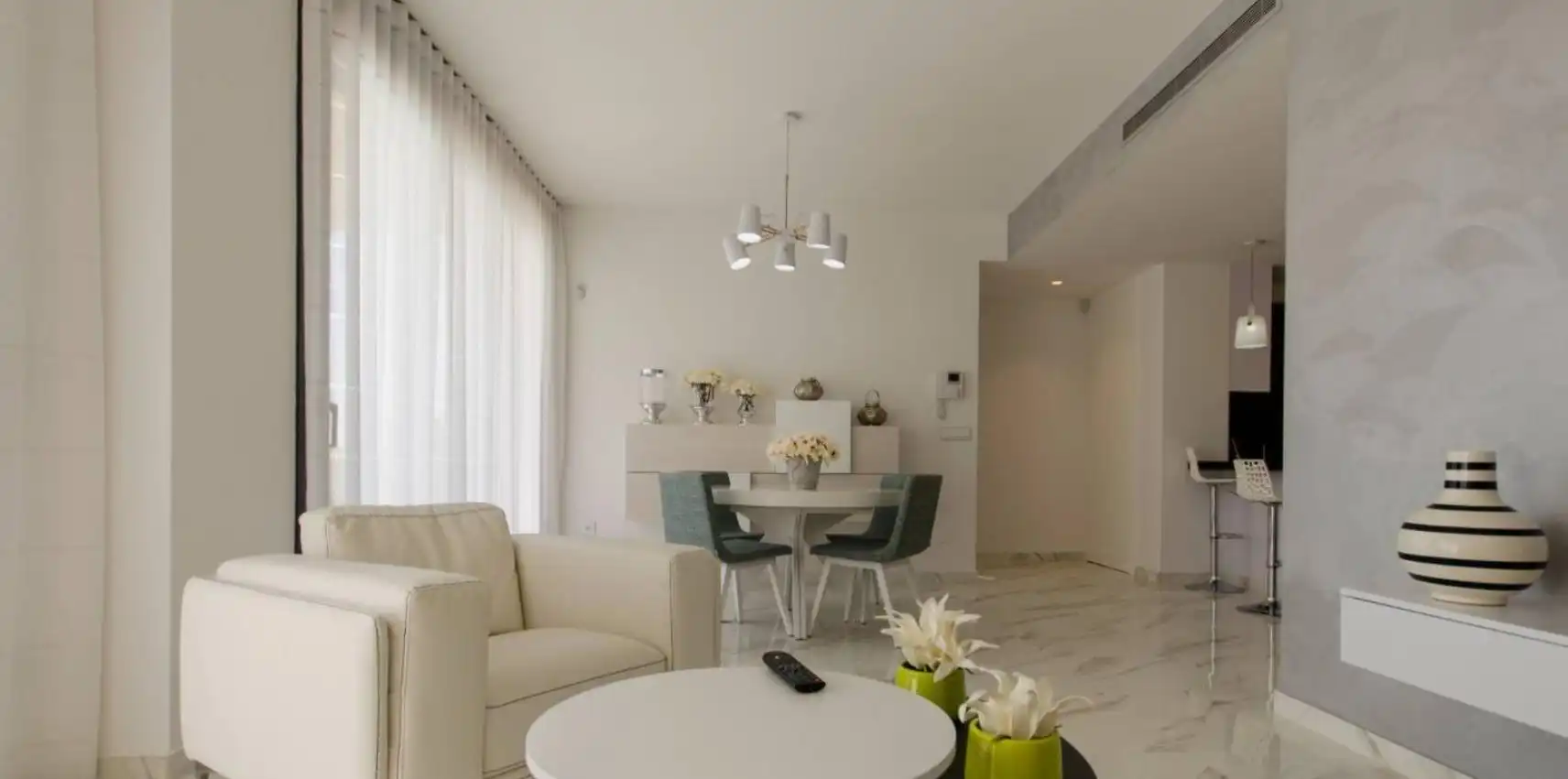 Wohnzimmer von Haus oder Chalet zum Verkauf in Cartagena mit Privatgarten, Terrasse und Gemeinschaftspool