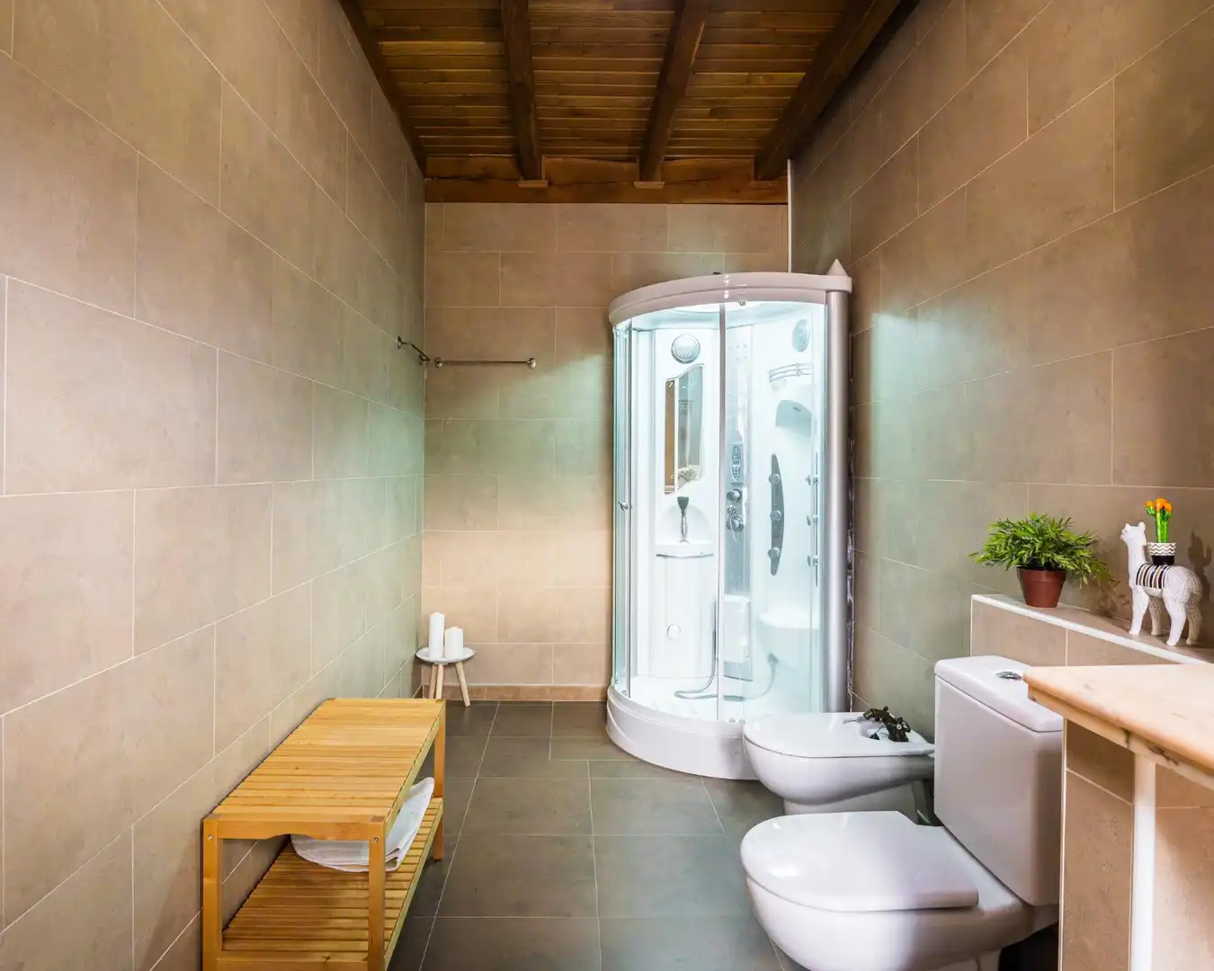 Baño de Casa o chalet en venta en Padrenda con Calefacción, Jardín privado y Terraza