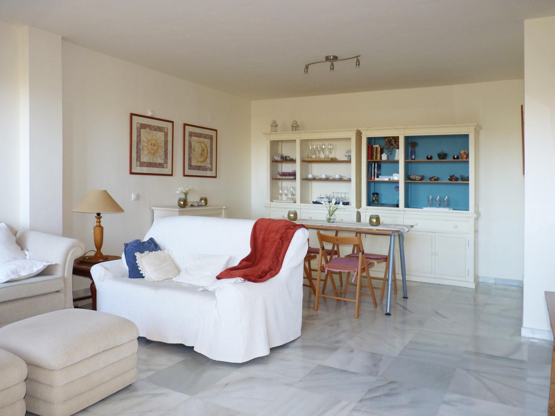 Sala d'estar de Dúplex en venda en Vélez-Málaga amb Aire condicionat, Calefacció i Jardí privat