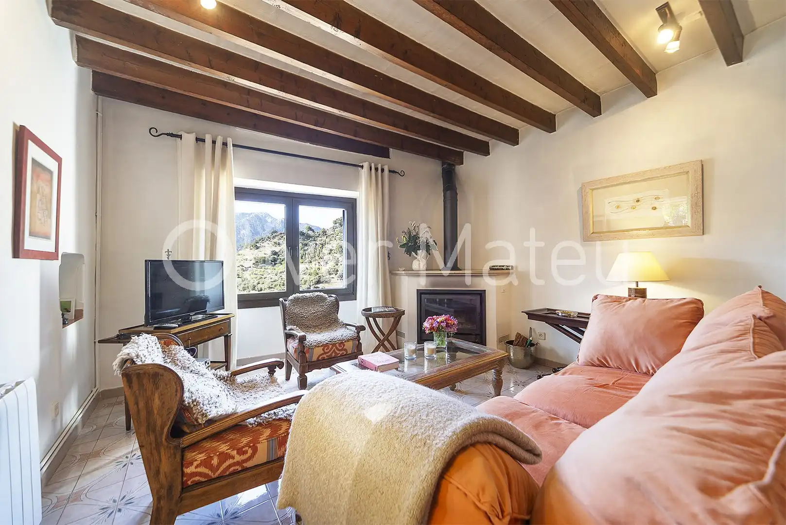 Living room of Houses for sale in Bunyola  with Heating, Private garden and Terrace
