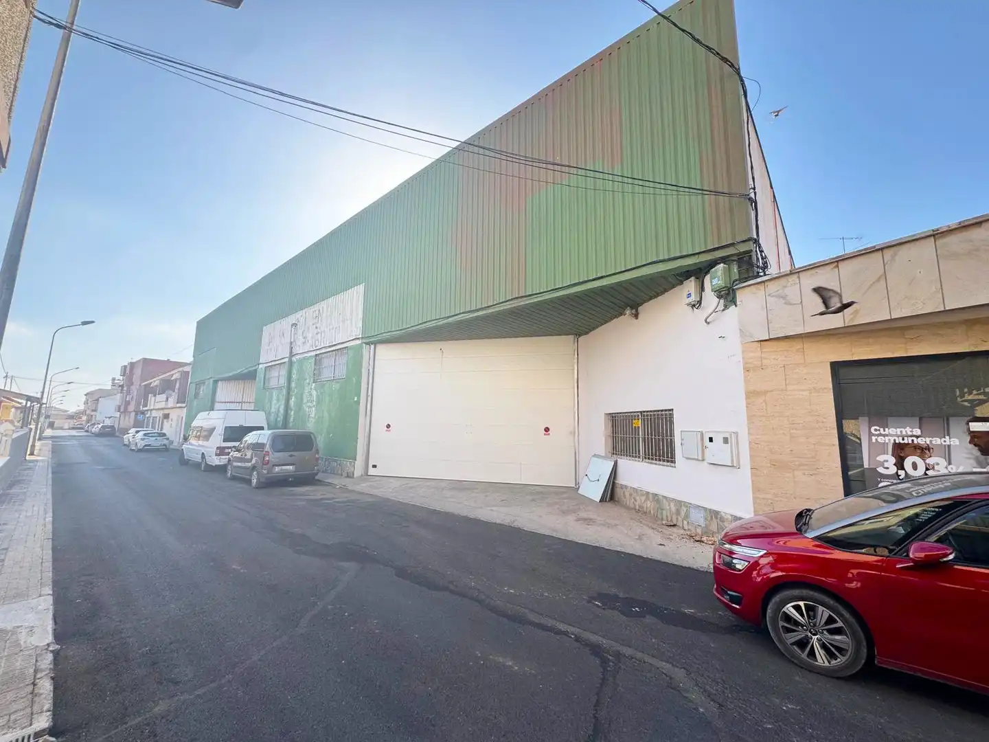 Außenansicht von Fabrikhallen zur Miete in San Javier mit Heizung
