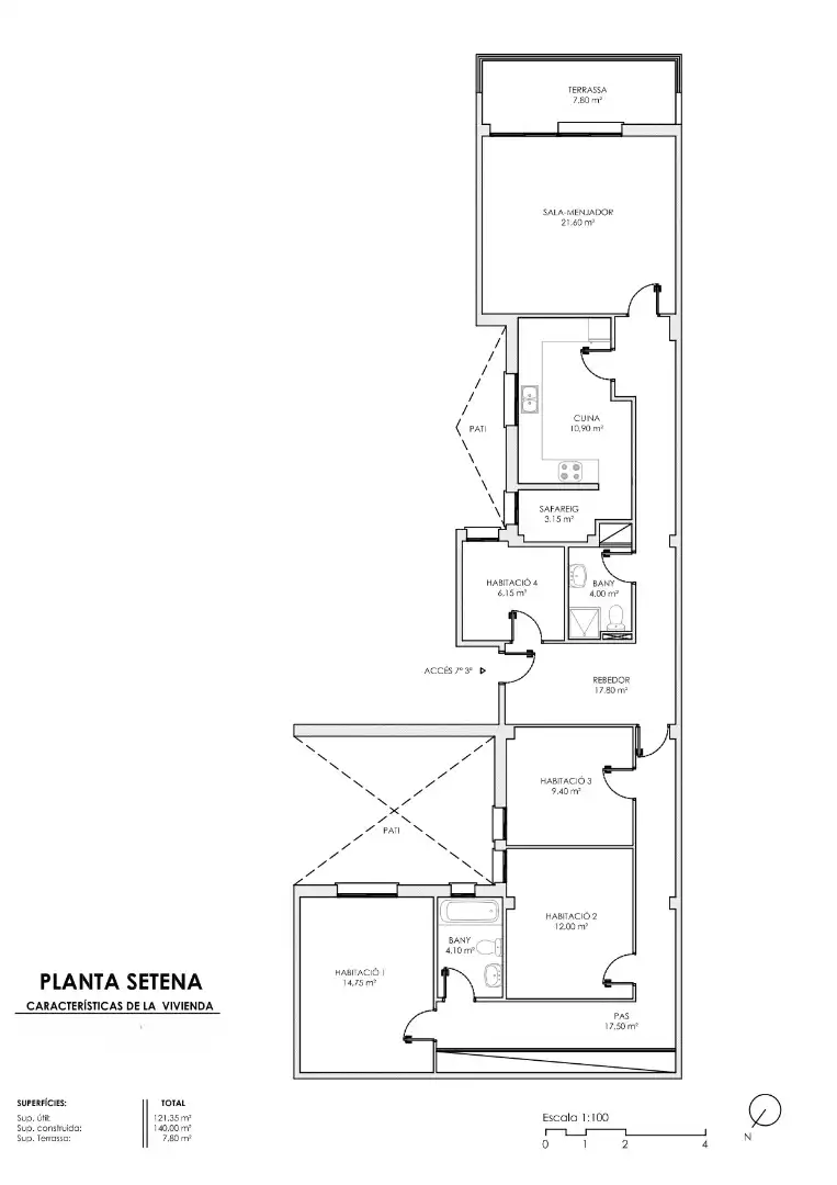 Piso en venta en Carrer de Mallorca, 7, Nou Eixample Sud