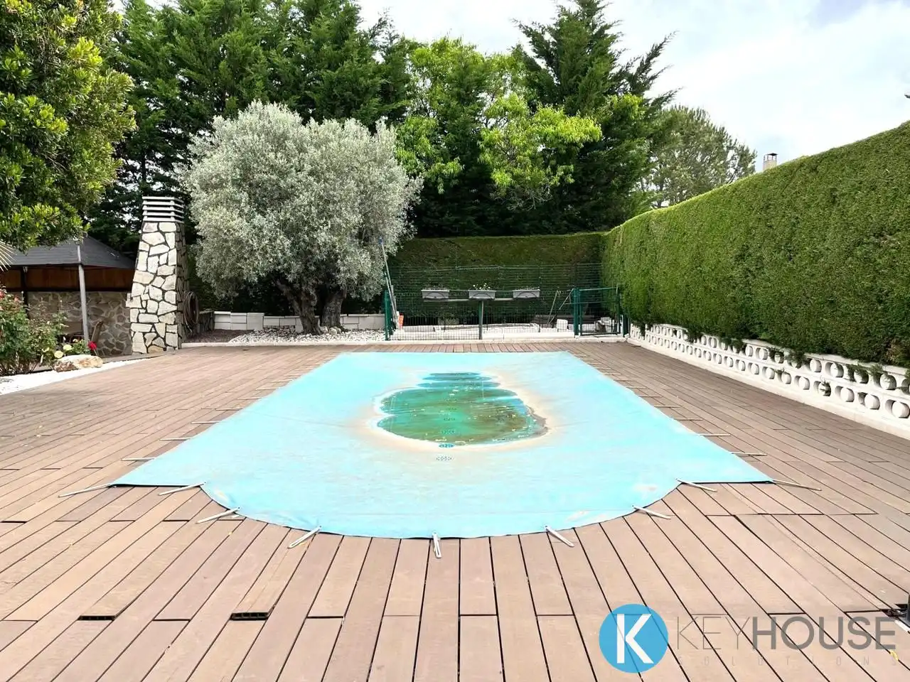 Piscina de Casa o chalet en venta en Villar del Olmo con Aire acondicionado, Jardín privado y Piscina