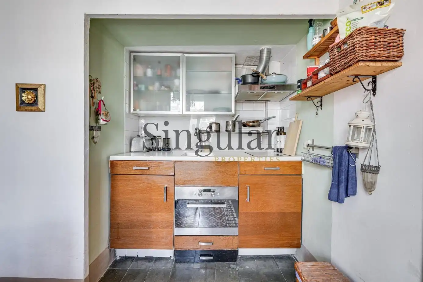Cocina de Piso en venta en Barcelona con Aire acondicionado, Calefacción y Balcón