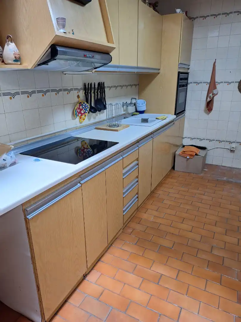 Küche von Einfamilien-Reihenhaus zum Verkauf in Burriana / Borriana mit Heizung, Terrasse und Abstellraum