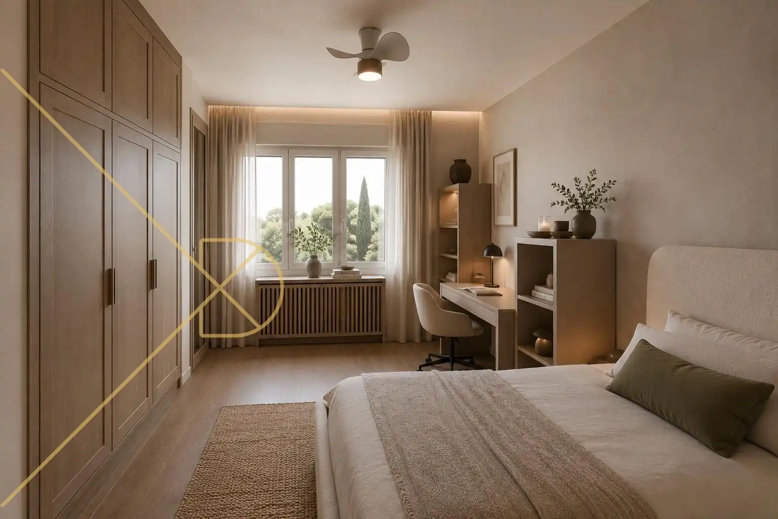 Bedroom of Houses for sale in Sant Just Desvern  with Air Conditioner, Heating and Private garden
