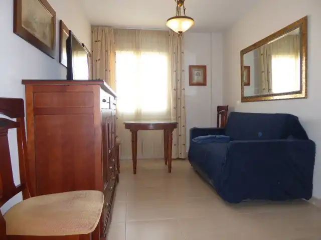 Sala de estar de Apartamento de alquiler en Málaga con Aire acondicionado, Amueblado y Lavadora