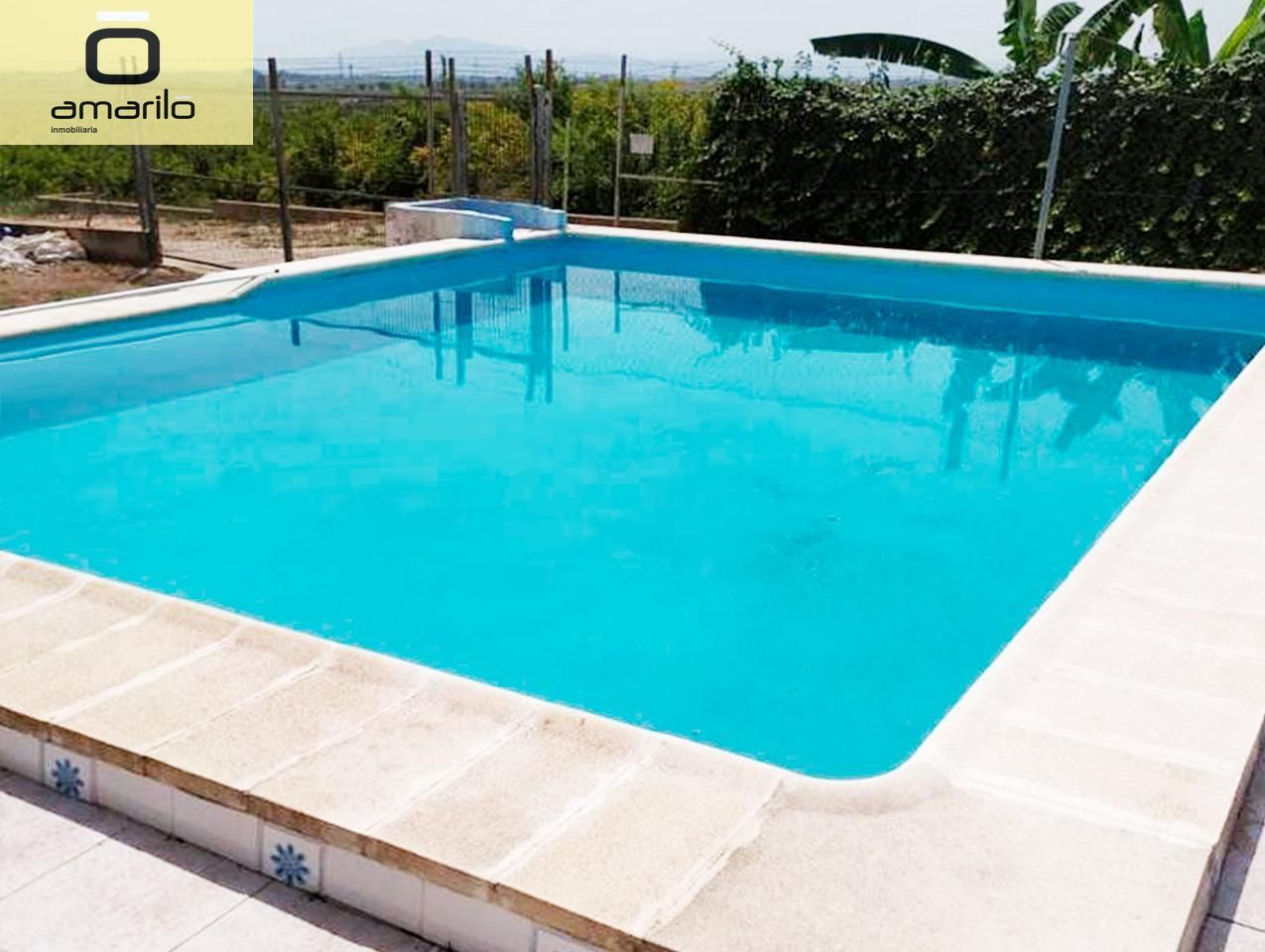 Piscina de Finca rústica en venda en Alginet amb Calefacció, Jardí privat i Terrassa