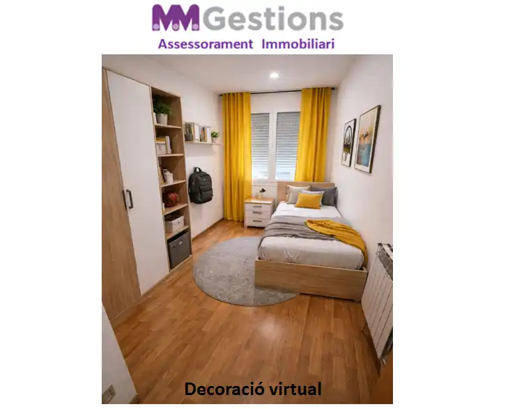 Schlafzimmer von Wohnung zum Verkauf in Vilafranca del Penedès mit Heizung, Parkett und Ofen