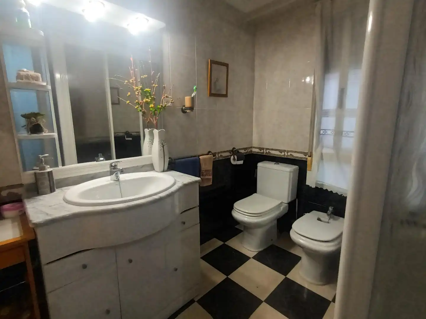 Badezimmer von Wohnung zum Verkauf in Banyeres de Mariola mit Abstellraum und Balkon