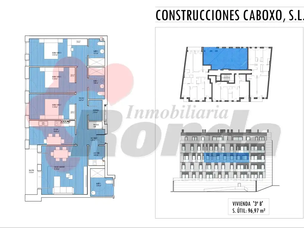 Pis amb ascensor en venda a Rua Montiron, imagen 7
