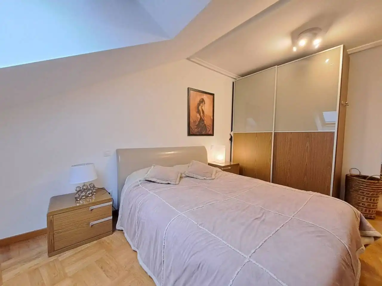 Bedroom of Attic for sale in Burgos  with Heating, Parquet flooring and Storage room