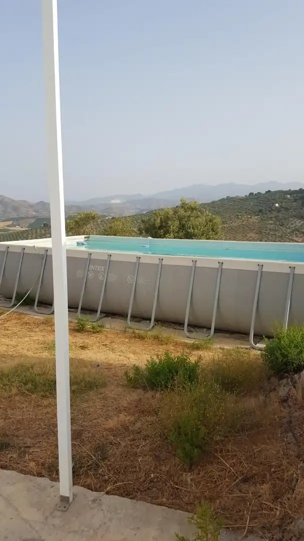 Piscina de Finca rústica en venta en Alozaina con Aire acondicionado, Calefacción y Jardín privado