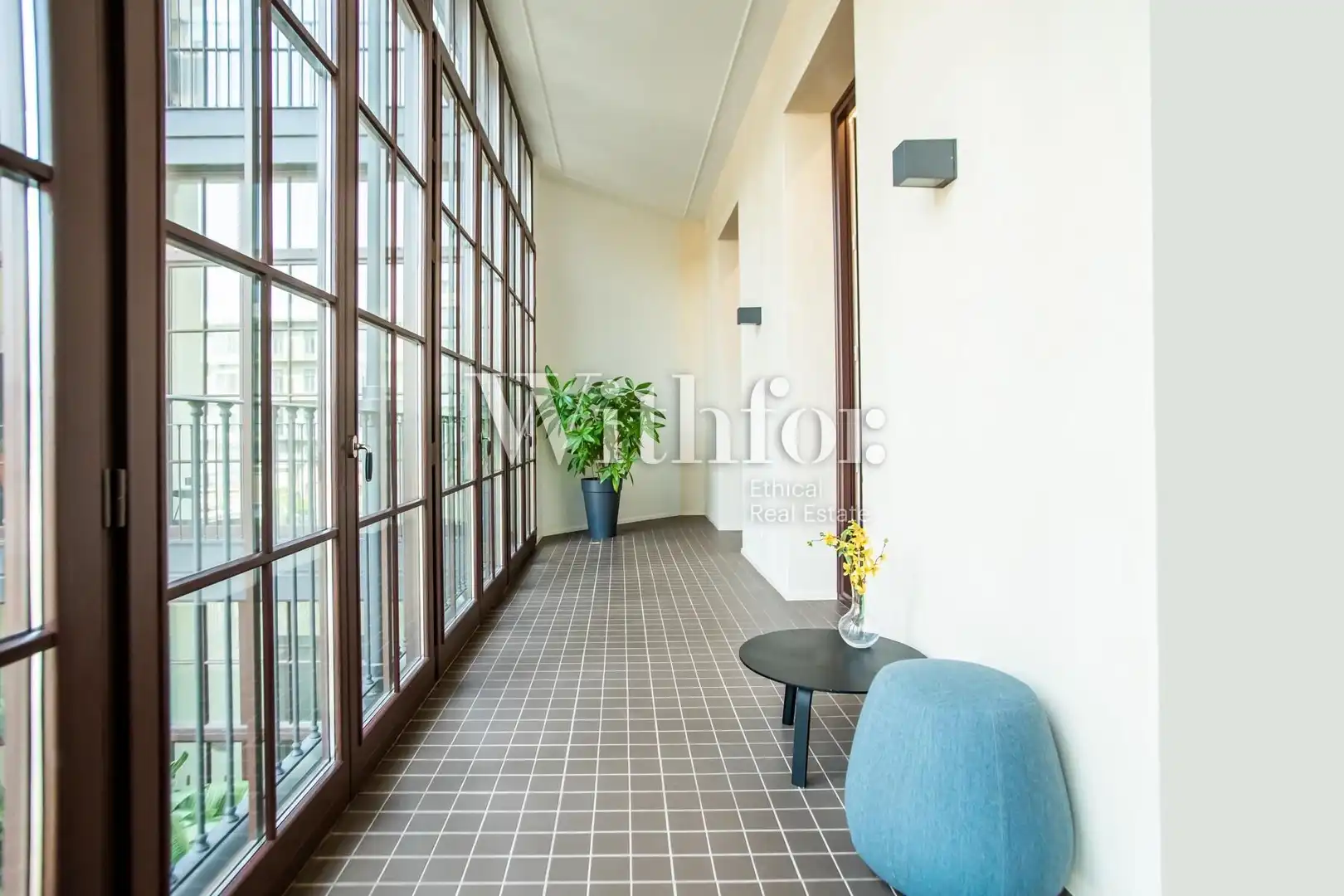 Balcony of Flat for rent in Barcelona  with Air Conditioner, Heating and Terrace