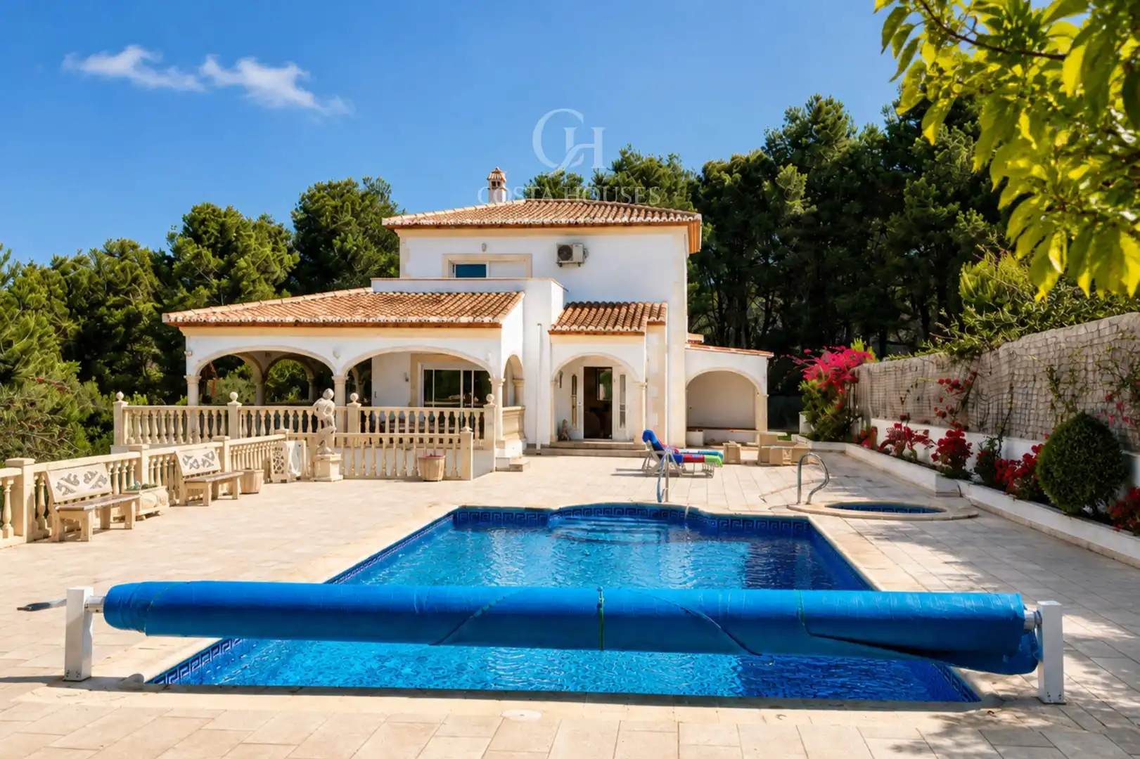Vista exterior de Casa o chalet en venta en Jávea / Xàbia con Aire acondicionado, Calefacción y Jardín privado