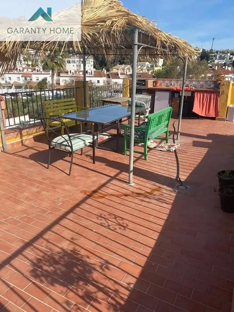 Terraza de Dúplex de alquiler en Málaga con Aire acondicionado, Terraza y Amueblado