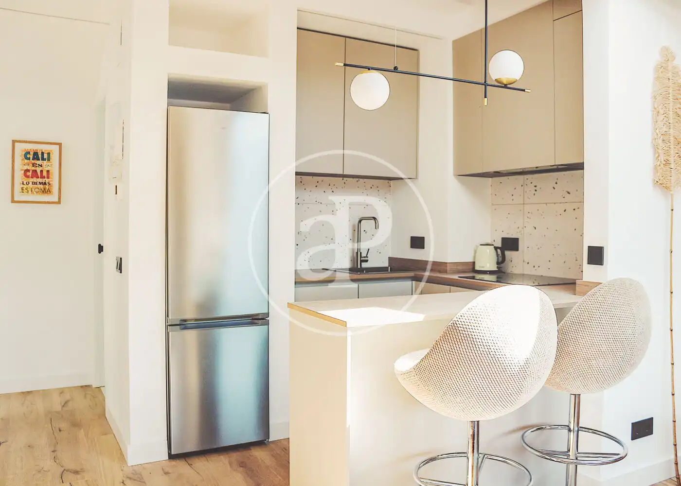 Kitchen of Flat for sale in Madrid  with Air Conditioner, Heating and Storage room