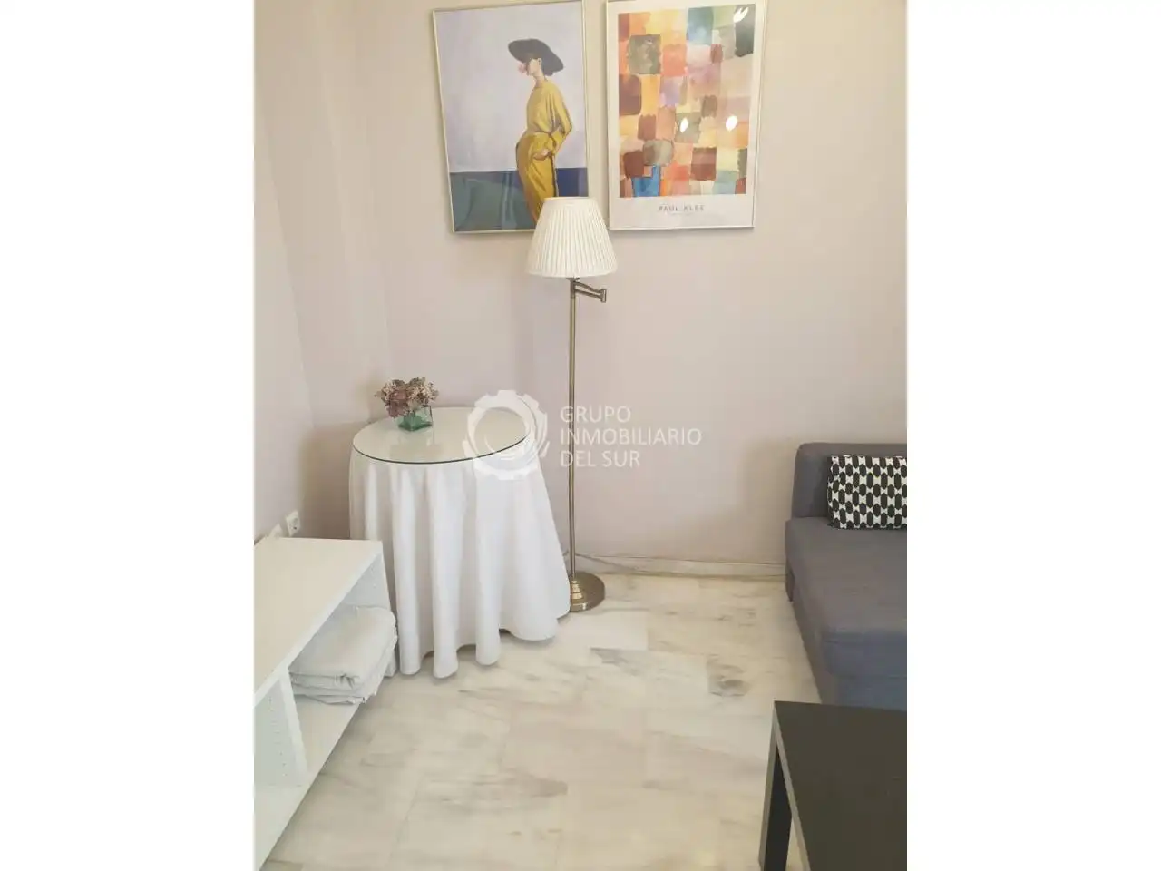 Wohnzimmer von Wohnung zur Miete in Cádiz mit Möbliert
