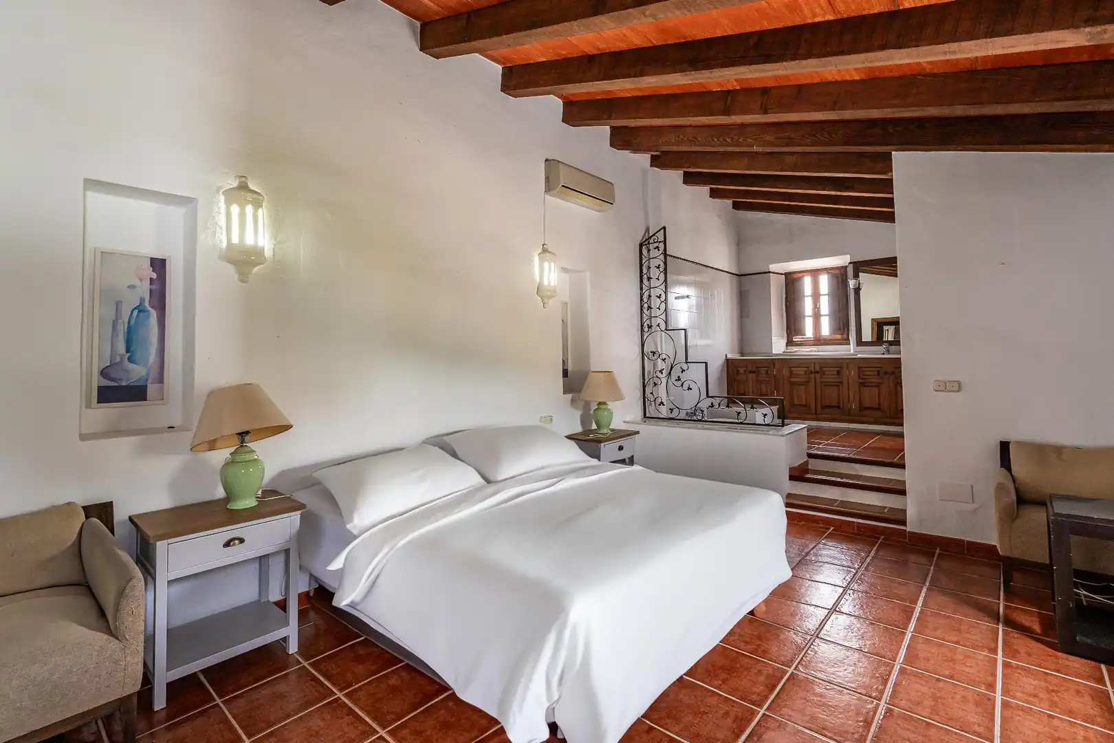 Habitación de Finca rústica en venta en Villanueva de la Concepción con Terraza, Piscina y Amueblado