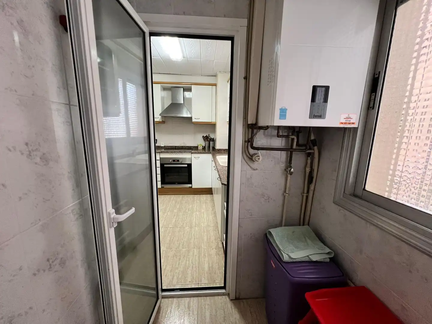 Cuina de Pis en venda en Sabadell amb Calefacció, Parquet i Balcó