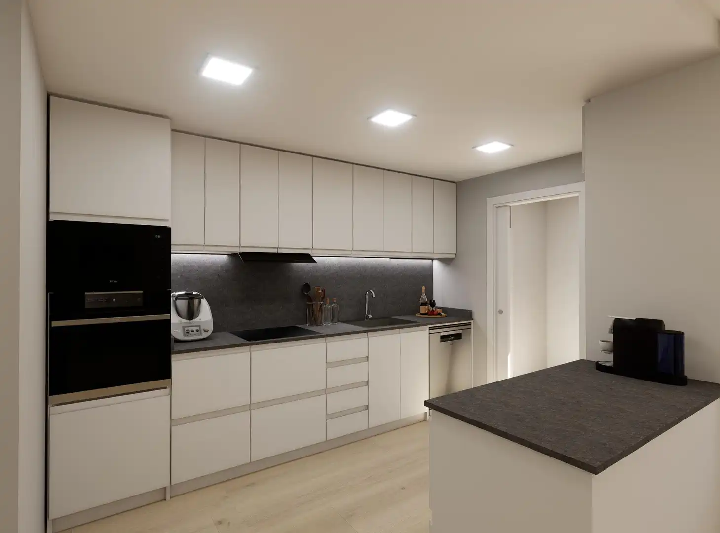 Cocina de Planta baja en venta en Palafolls con Aire acondicionado, Calefacción y Jardín privado