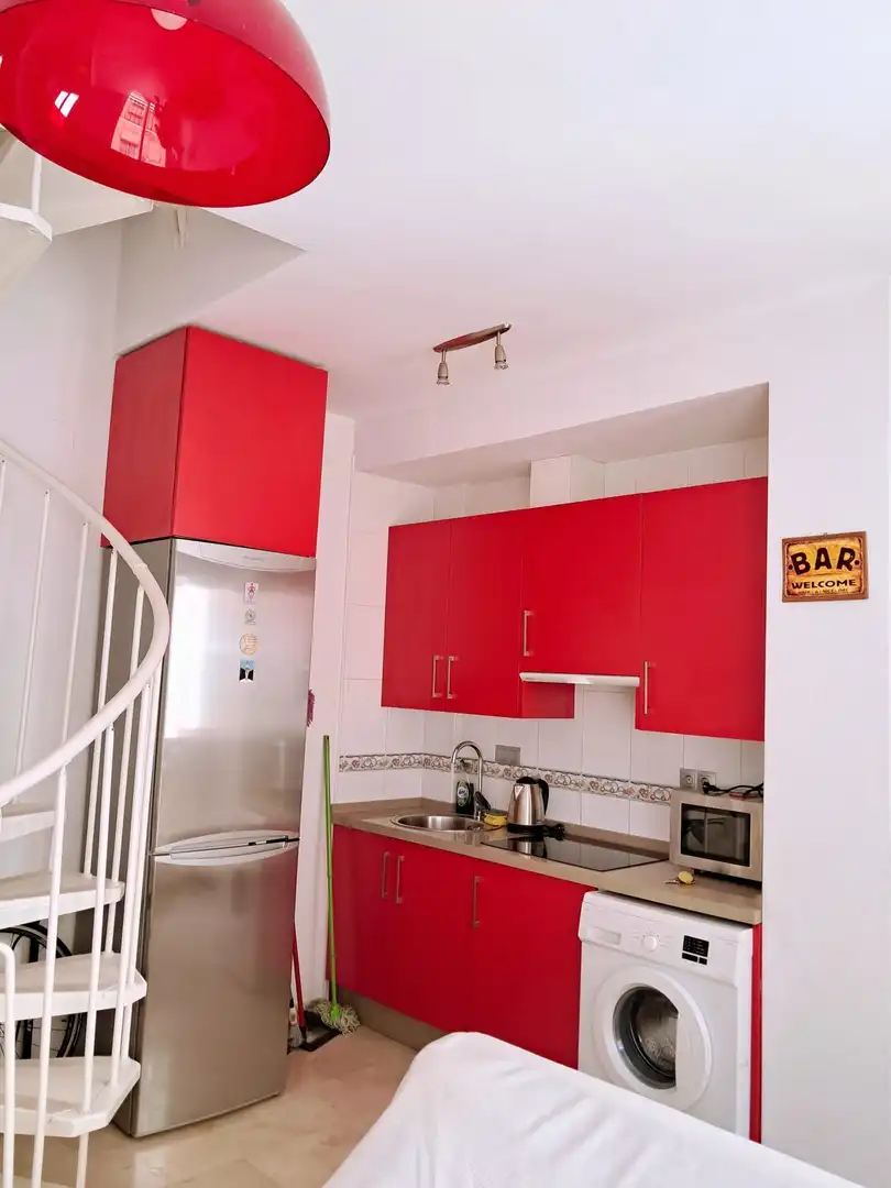 Kitchen of Attic for sale in Málaga  with Air Conditioner, Terrace and Furnished