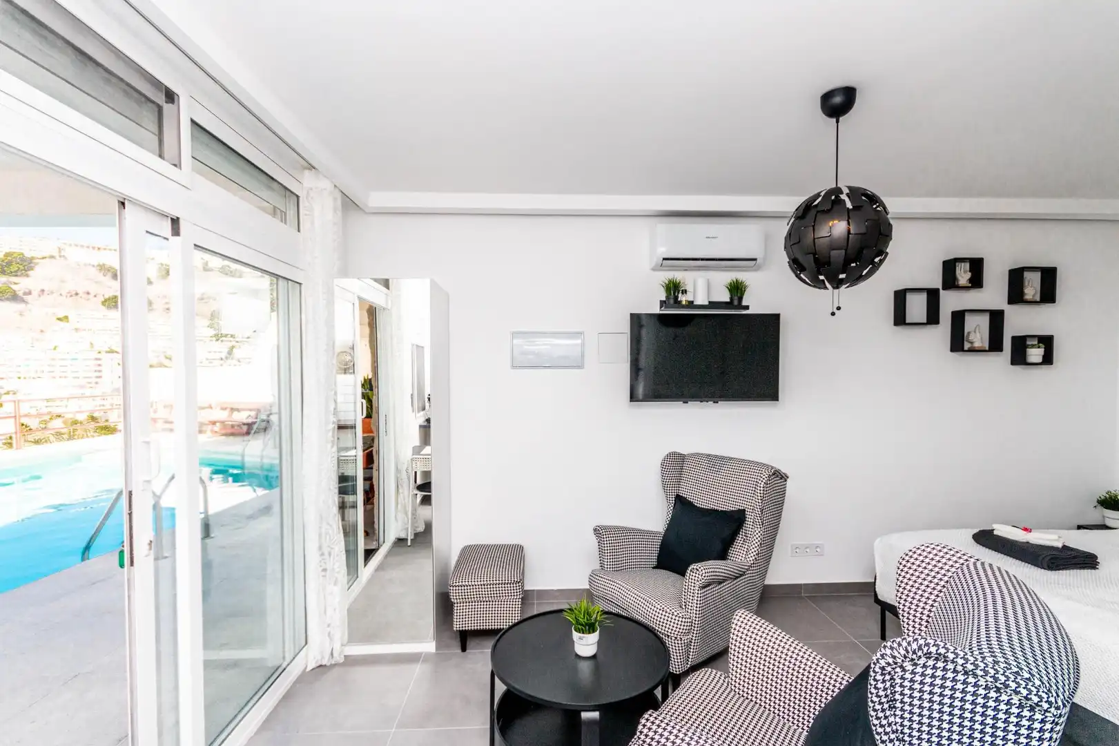 Sala d'estar de Apartament en venda en Mogán