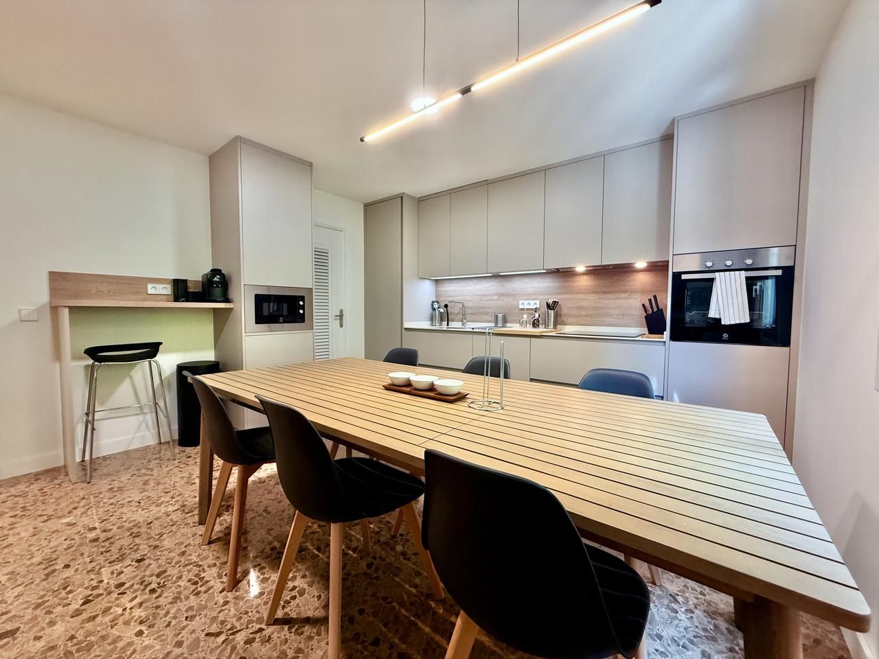Kitchen of Flat to share in  Palma de Mallorca  with Air Conditioner, Heating and Furnished