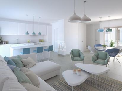 Sala d'estar de Dúplex en venda en Granadilla de Abona amb Aire condicionat, Jardí privat i Terrassa