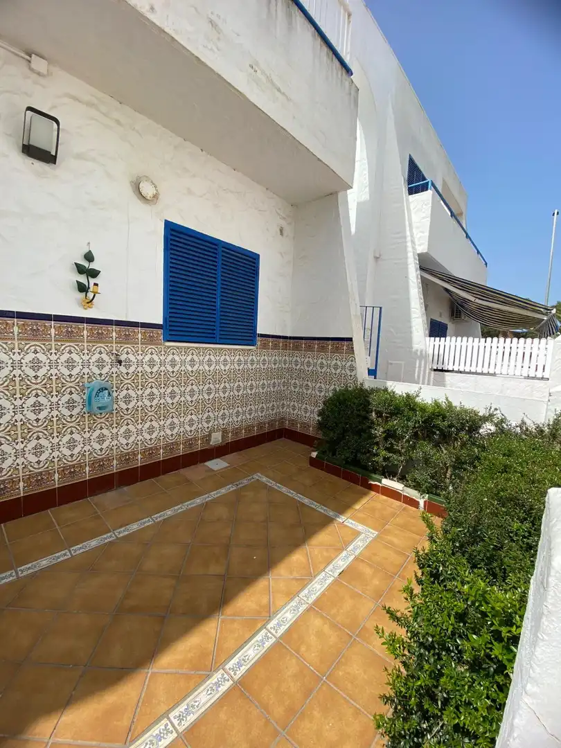 Terrasse von Wohnungen zur Miete in Chiclana de la Frontera mit Privatgarten, Abstellraum und Gemeinschaftspool