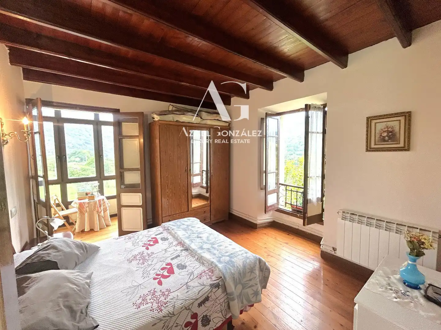 Bedroom of Houses for sale in Peñamellera Baja  with Private garden, Terrace and Storage room